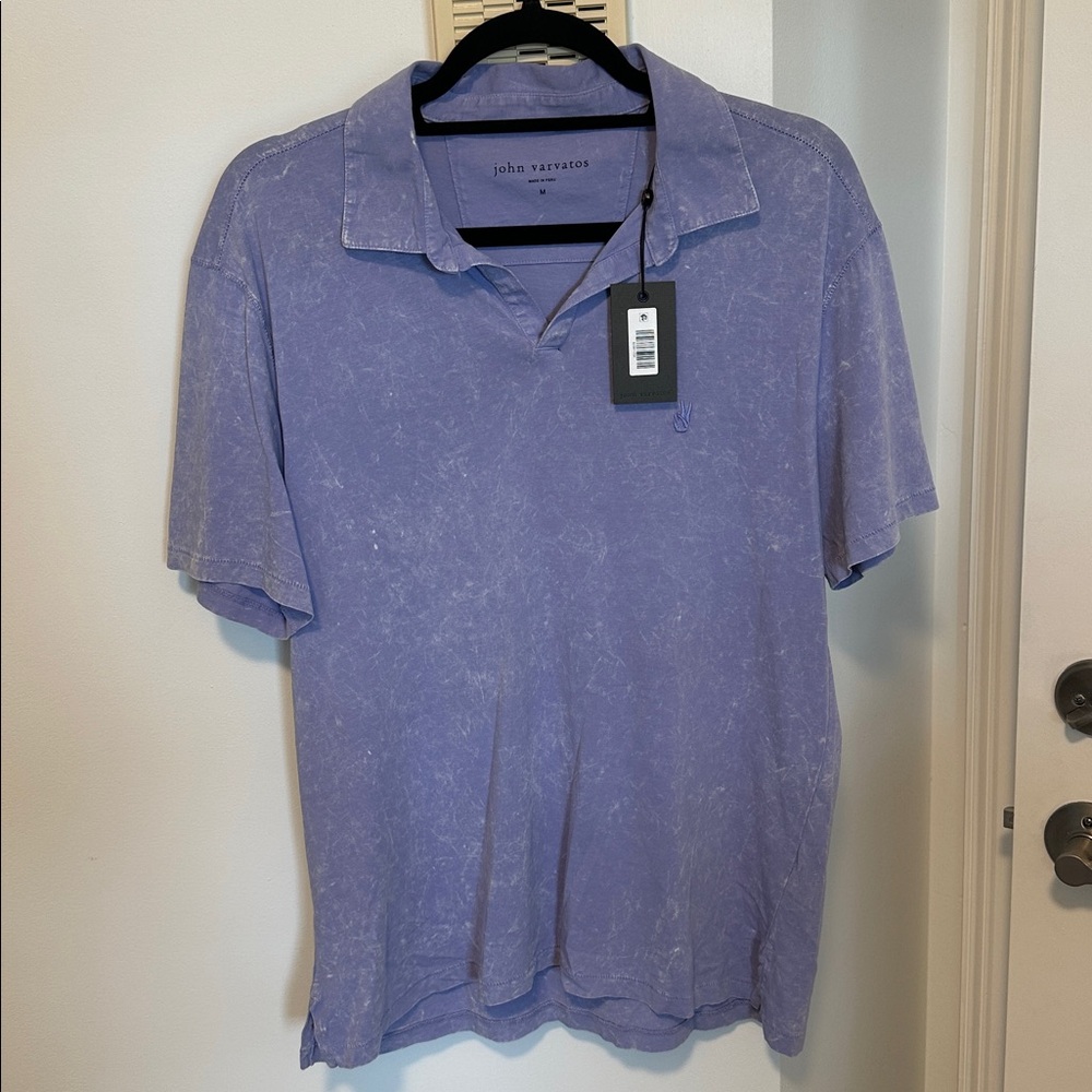 John Varvatos | Lavender Polo Shirt